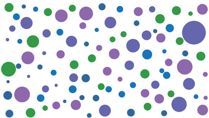 abstract blue purple green polka dot fabric geometric vector pattern background