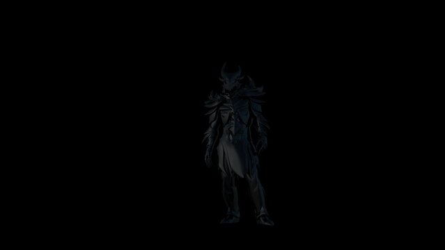 Dark Knight Transparent Alpha Video Animation