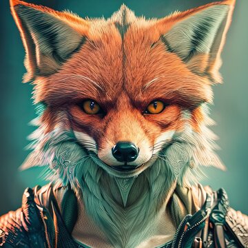 Angry fox, Generative Ai