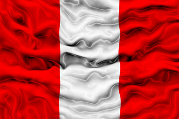 National flag of Peru. Background  with flag of Peru.