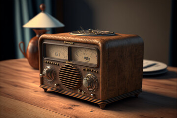 world radio day, radio, antique radio, Generative Al