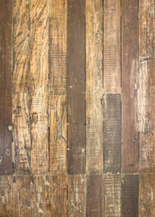 Distressed wooden timber floor background