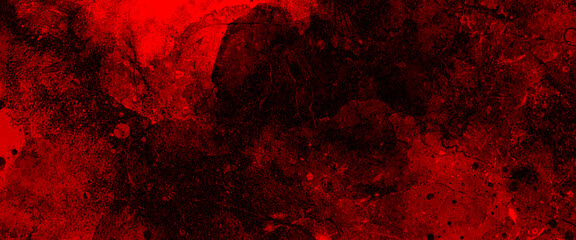 Abstract dark red watercolor background. Red watercolor texture. Abstract watercolor hand painted background, watercolor dark red black nebula universe. watercolor hand drawn illustration.	