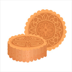 cookies on a white background