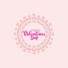 Happy Valentines Day Design Template