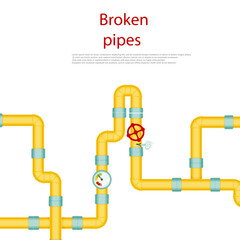 background with pipes
