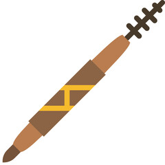 eyebrow pencil flat icon