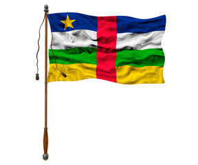 National flag ofCentral Arican Republic. Background  with flag ofCentral Arican Republic