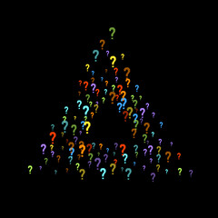 Question marks Quiz, doubt poll query public poll.