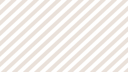 Beige and white diagonal striped background - obrazy, fototapety, plakaty
