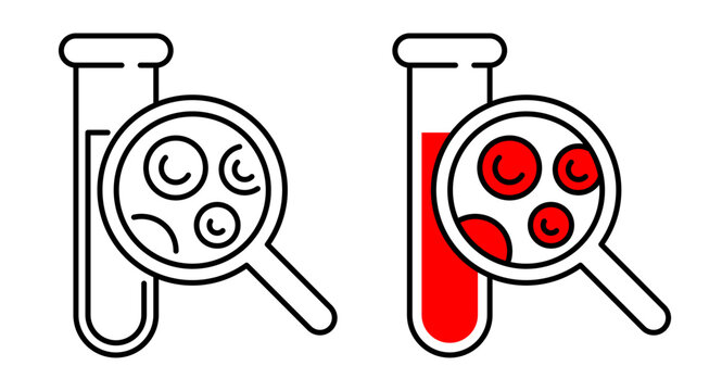 Blood test - Complete count CBC 3D icon