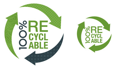 Fully Recyclable decorative stamp