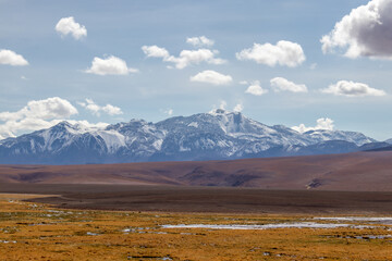 Snow in Atacama Desert Chile