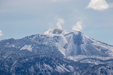Snow in Atacama Desert Chile