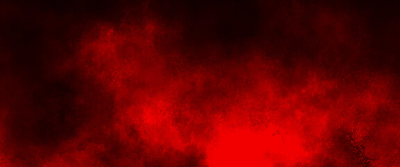 Grunge dark red and black textured painted background with abstract old dirty concrete stone wall, red background with watercolor vintage texture, valentines day color paper or website design.