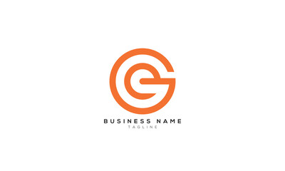 EG, GE, G, CG, GC, GP, PG, Abstract initial monogram letter alphabet logo design