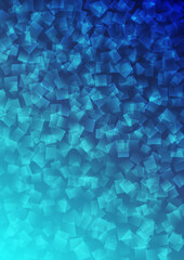 Background of geometric shapes. Vector illustration of a set of square shapes arranged randomly. Sketch for creativity.