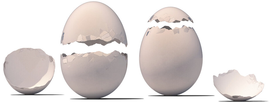 egg eggs broken easter isolated hq cutout