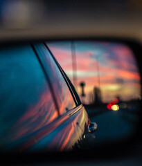 car reflection