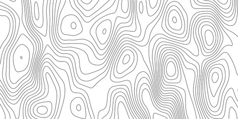 Topographic map background geographic line map with elevation assignments. Modern design with White background with topographic wavy pattern design.paper texture Imitation of a geographical map shades