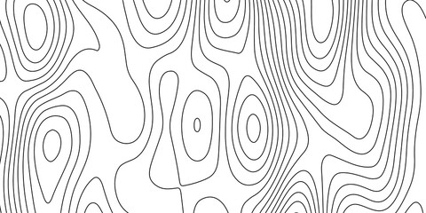 Topographic map background geographic line map with elevation assignments. Modern design with White background with topographic wavy pattern design.paper texture Imitation of a geographical map shades