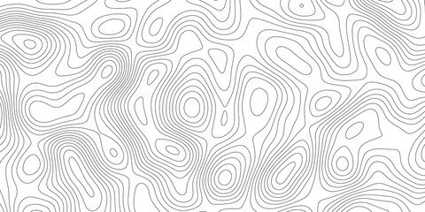 Obraz premium Topographic map background geographic line map with elevation assignments. Modern design with White background with topographic wavy pattern design.paper texture Imitation of a geographical map shades