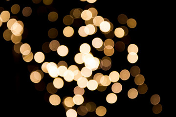 Abstract background - lights in the dark