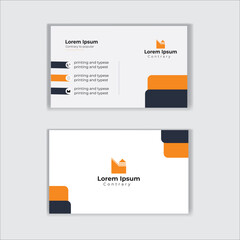 creative modern corporate digital company office vector editable useable business card design .
