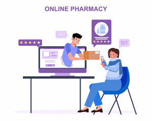 Online medicines delivery for home. Peoples can buy medicines with online mobile application and easily pay.