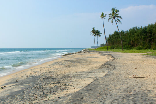 Kappil beach, seascape view, Thiruvananthapuram Kerala. India