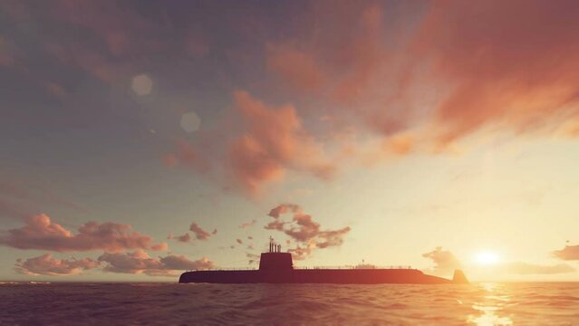 Military Forces Submarine Video Animation