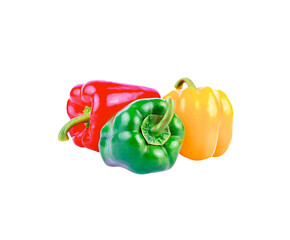Bell peppers on  transparent png