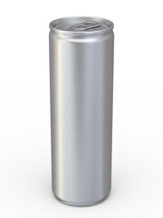 3d render energy drinks cans (clipping path)