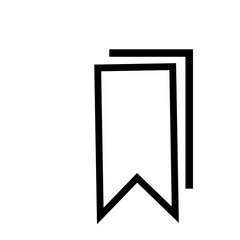 Bookmark outline icon 