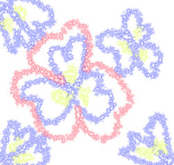 Colorful watercolor abstract texture art design and 