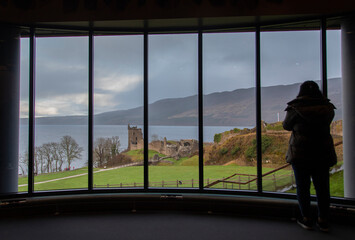 Urquhart castle in Inverness, Scotland.