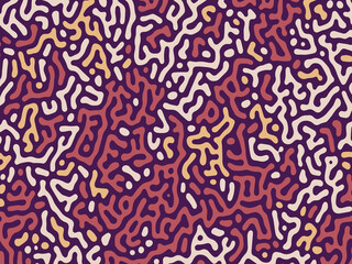 Organic maze shapes abstract pattern backgrounds