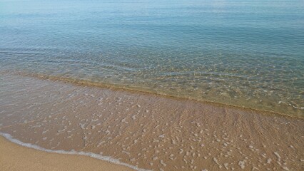 waves on the beach