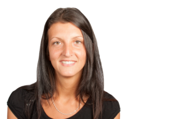 brunette girl portrait with long hairs woman beautiful smile transparent png background image