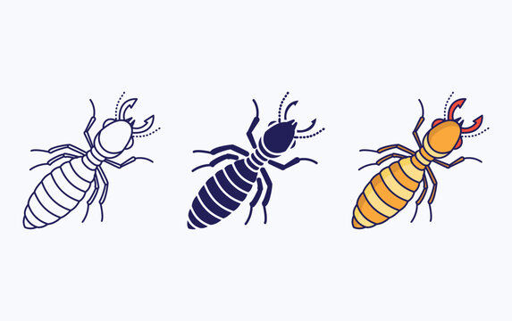 Termite Vector Illustration Icon