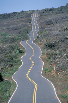 Crooked Road, Piilani Highway,Maui, Hana, Maui, Hawaii, USA