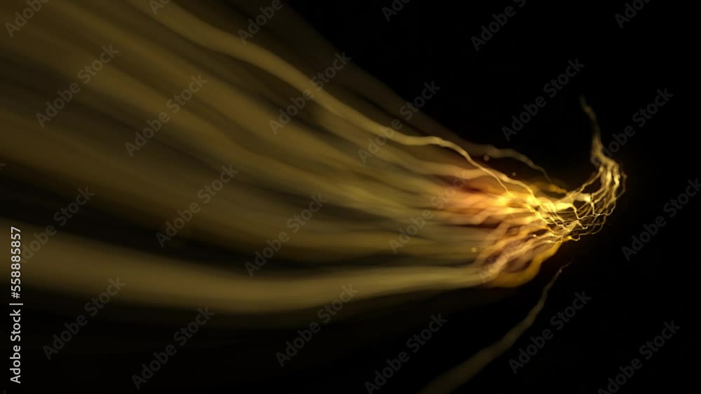 Poster abstract glowing 3d light strokes background/ 4k animation of an abstract wallpaper background of gl