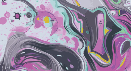 white, grey background with 
colored shapes and lines eps10