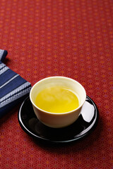 温かいお茶