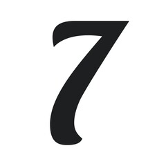 Number of 7