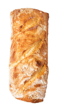 Baked Bread On Transparent Background. Png File