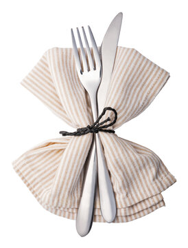 cutlery on transparent background. png file