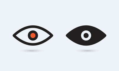 eye icons set