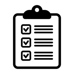 To do list icon. Clipboard icon. Checklist sign symbol for web site and app design. 