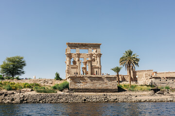 Trajan's Kiosk at the Philae Temple in Aswan, Egypt